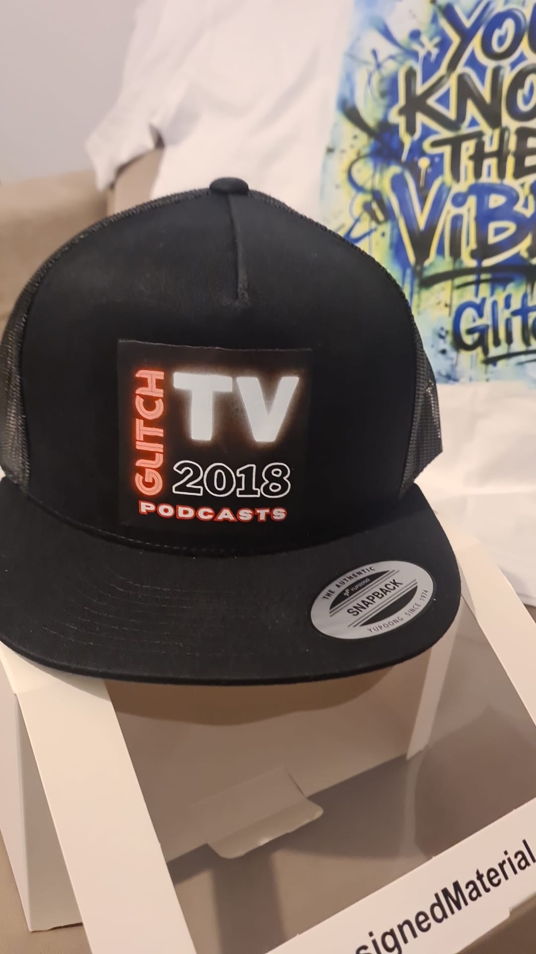 Glitch TV Black Hat